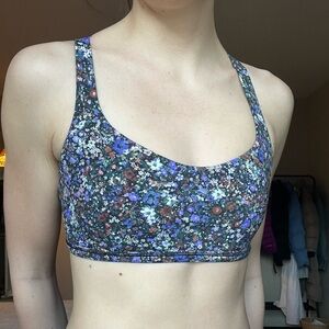 Floral Lululemon Free To Be Bra